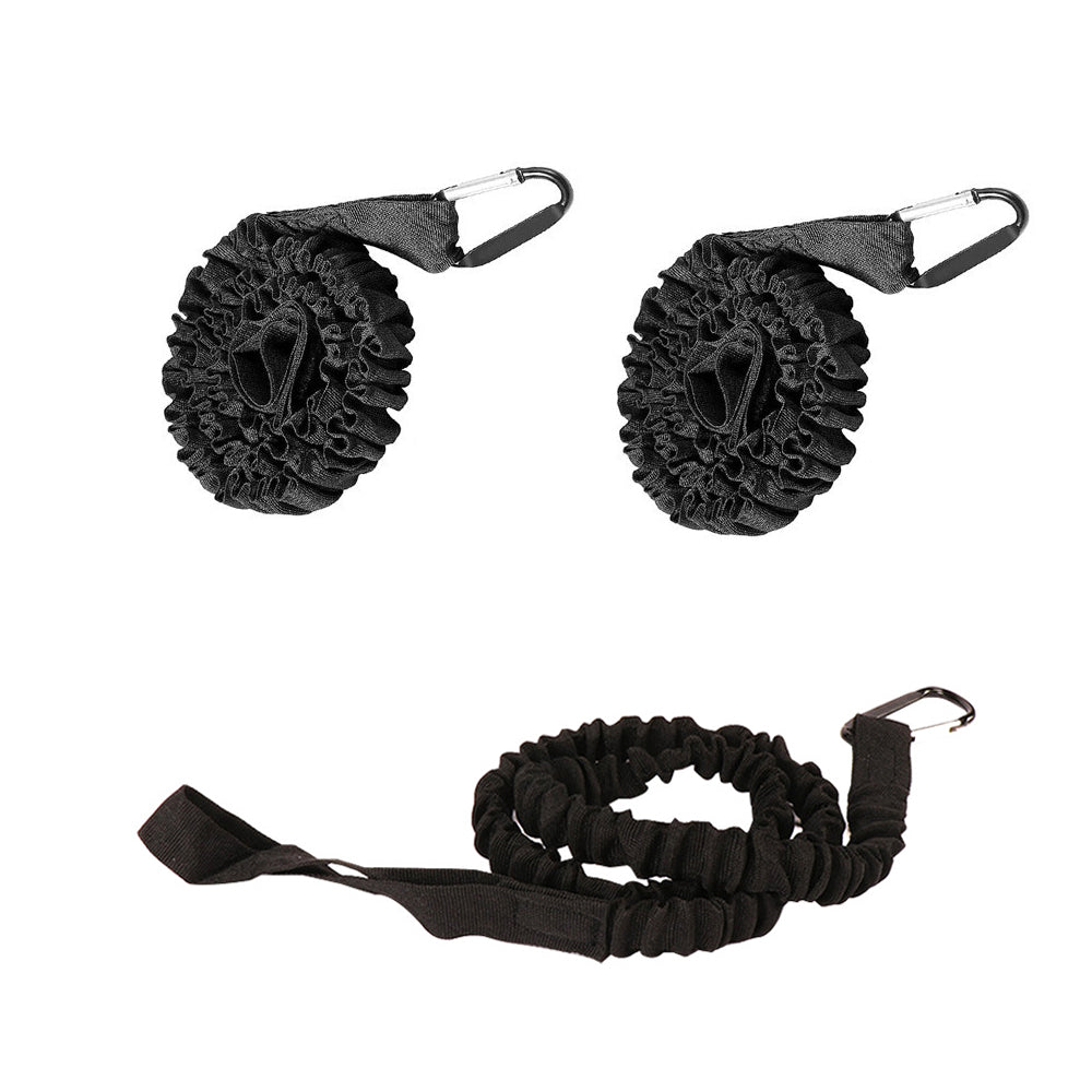 Kayak Paddle Leash Stretchable Strap Lanyard Rope, Pack of 2, for Fishing Kayaking Surfing