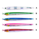 Esche da pesca in metallo HERCULES 7g - 100g Esche metalliche luminose Confezione da 5 pezzi