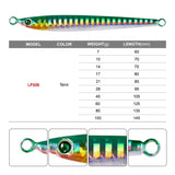 Esche da pesca in metallo HERCULES 7g - 100g Esche metalliche luminose Confezione da 5 pezzi