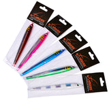 Esche da pesca in metallo HERCULES 7g - 100g Esche metalliche luminose Confezione da 5 pezzi