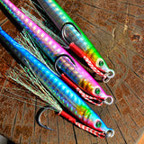Esche da pesca in metallo HERCULES 7g - 100g Esche metalliche luminose Confezione da 5 pezzi