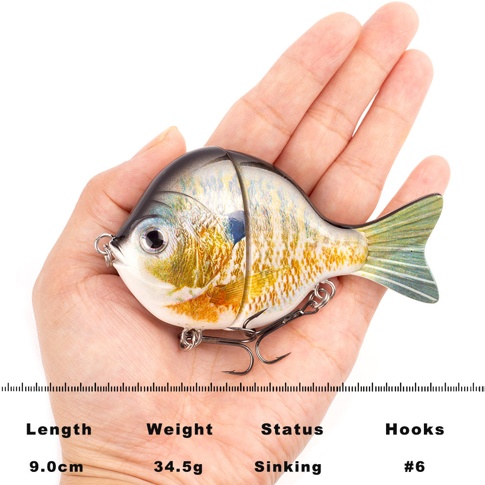 HERCULES Multi-jointed Sinking Lure Sunfish Lures Fishing Lure