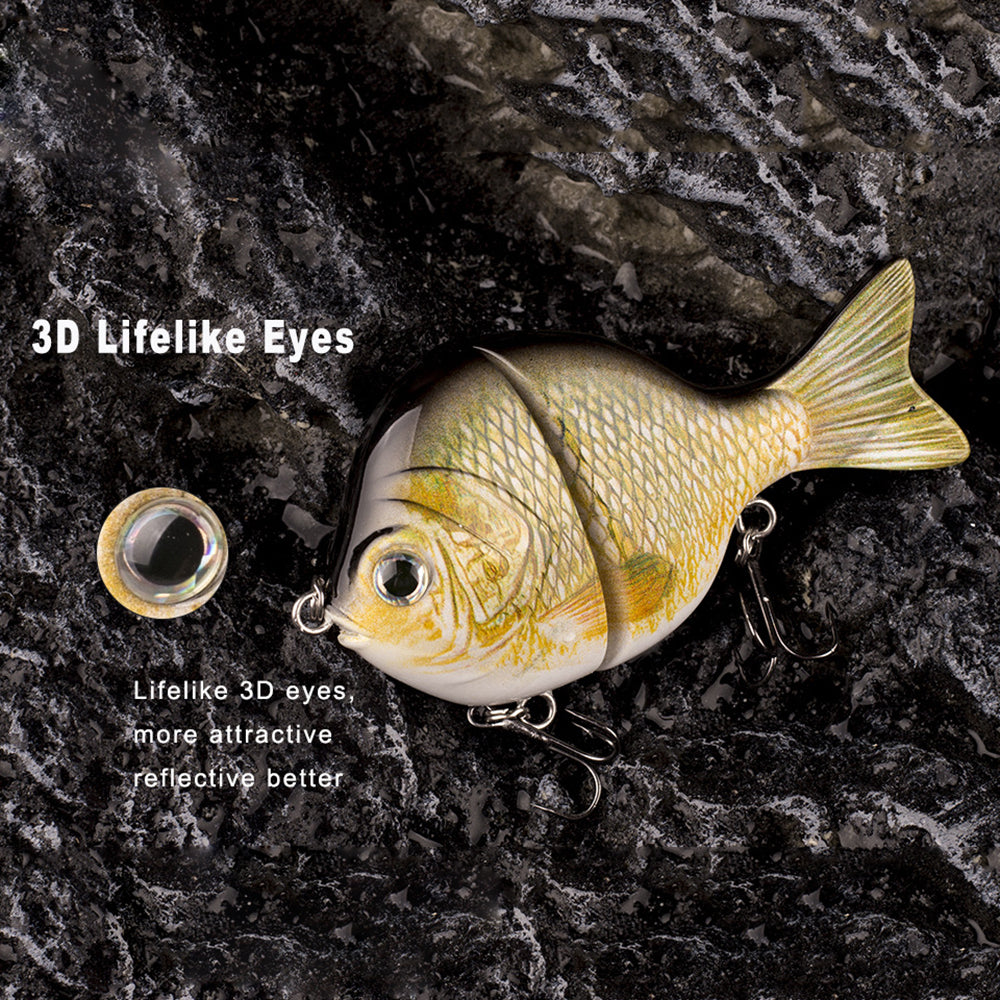 HERCULES Multi-jointed Sinking Lure Sunfish Lures Fishing Lure