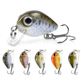 HERCULES 5 Pz/scatola Mini Crankbaits Set Esche da Pesca Esche Rigide Swimbaits Barca Oceano Topwater Esche per Trota Spigola Persico Esche da Pesca
