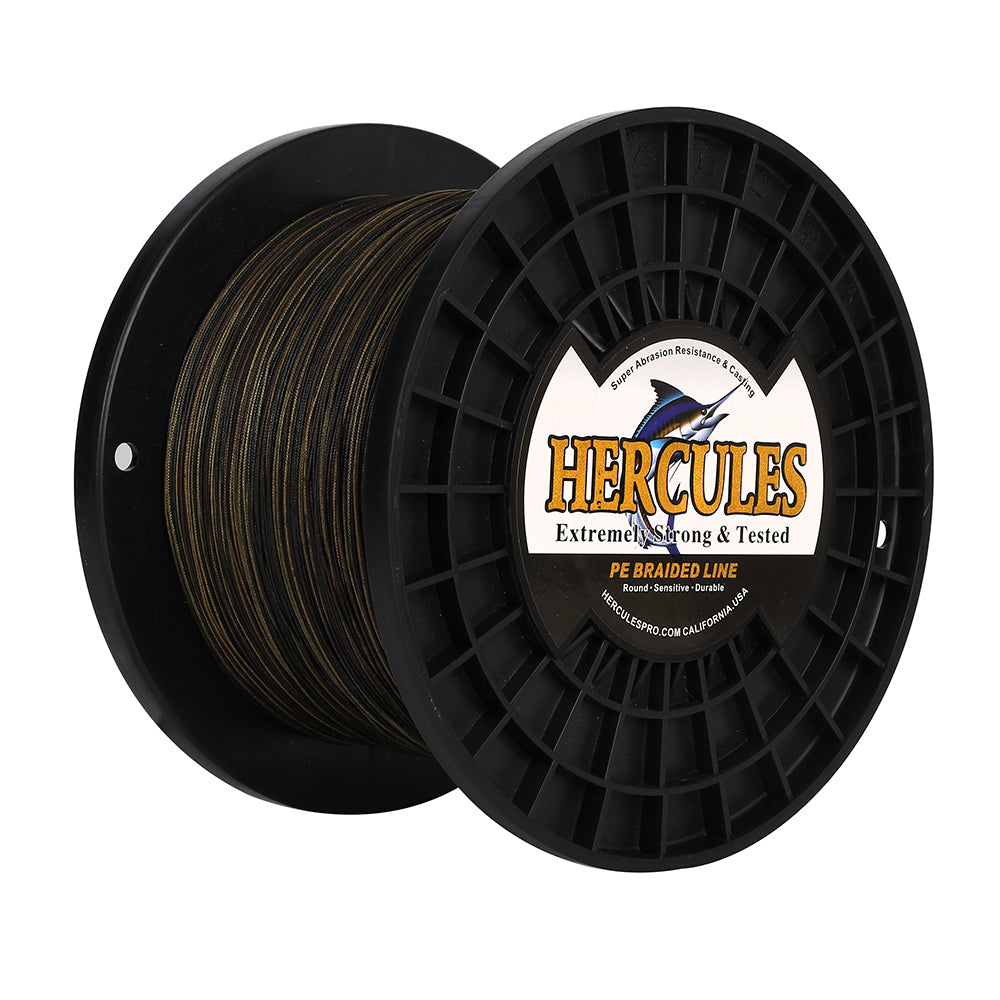 1000M 1094Yds Camouflage 10lb-420lb HERCULES PE Braided Fishing Line 12 Strands