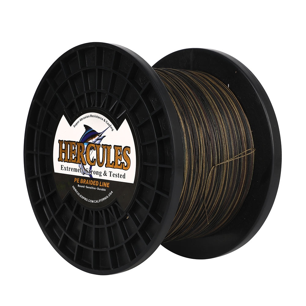 1000M 1094Yds Camouflage 10lb-420lb HERCULES PE Braided Fishing Line 12 Strands