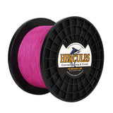 1000M 1094Yds Pink 10lb-420lb HERCULES PE Braided Fishing Line 12 Strands