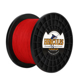 1000M 1094Yds Red 10lb-420lb HERCULES PE Braided Fishing Line 12 Strands