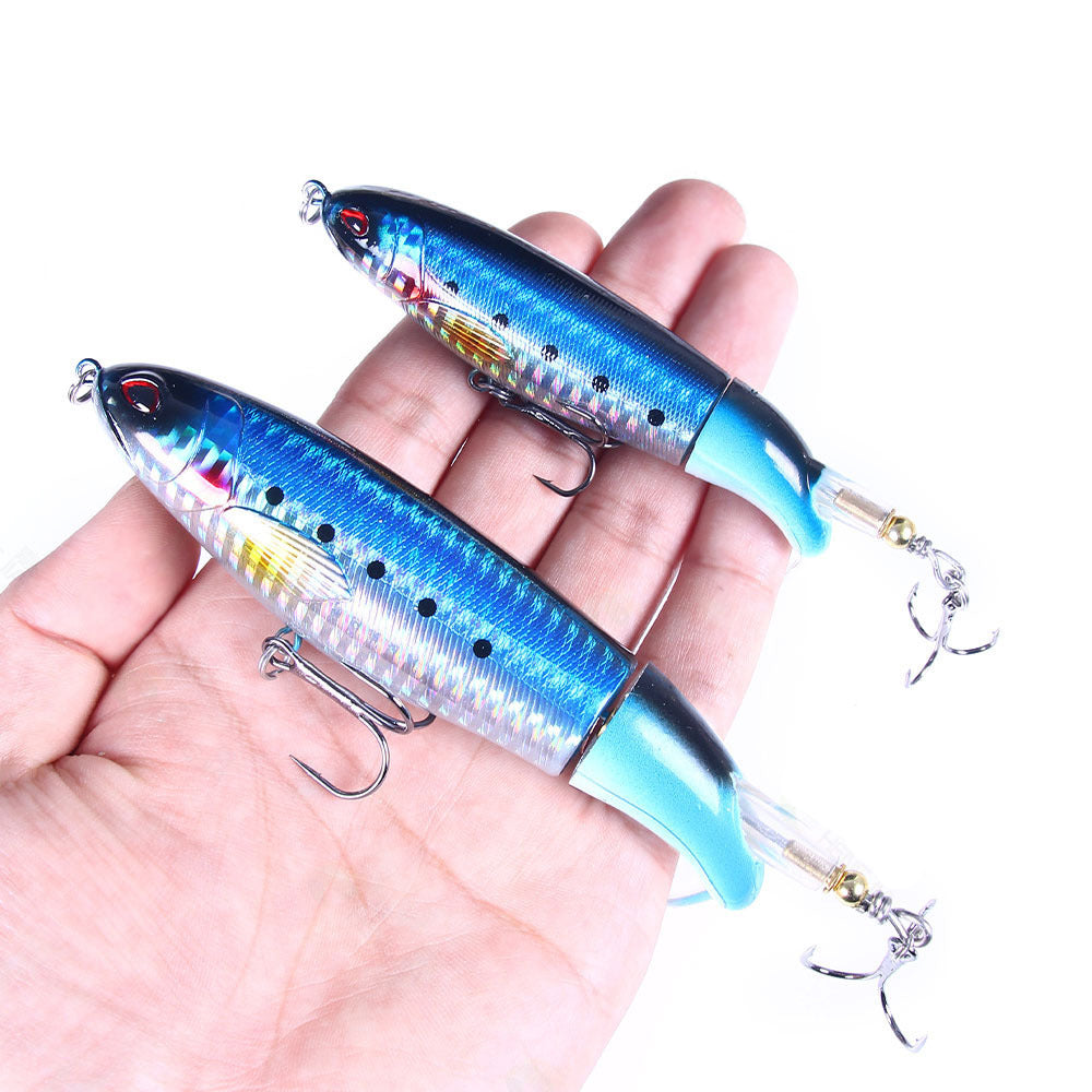 HERCULES Topwater Pencil Fishing Lure with Rotating Tail