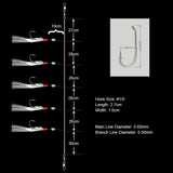 HERCULES SABIKI Lures Bait Feathers Rig Pollack Cod Freshwater Saltwater Fishing Hooks