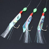 HERCULES SABIKI Lures Bait Feathers Rig Pollack Cod Freshwater Saltwater Fishing Hooks