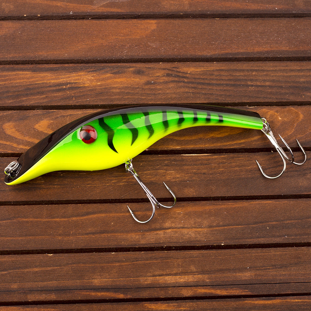 HERCULES Simulated Pike Lure, Submersible Plastic Bait Sinking Lure