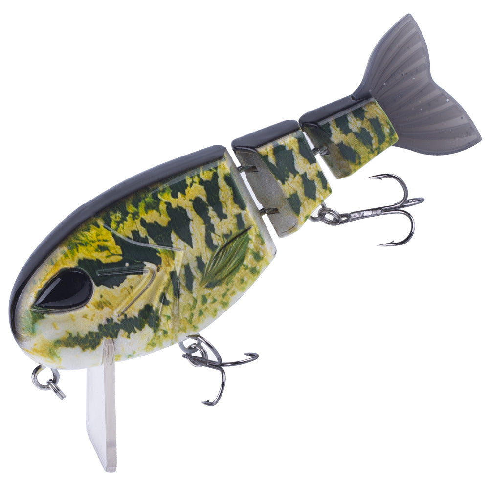 HERCULES Multi-jointed Floating Lure with Soft Tail Fishing Lures