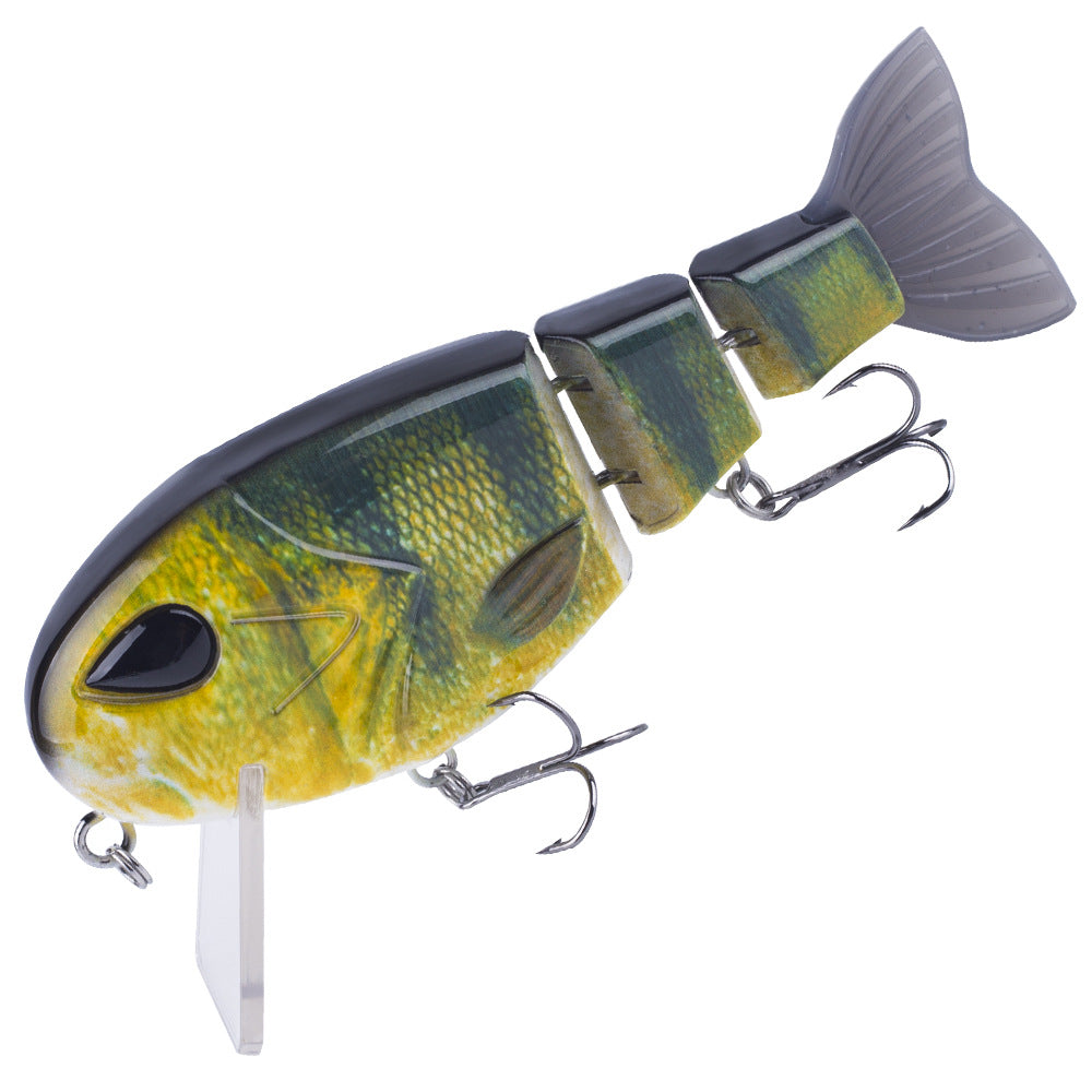 HERCULES Multi-jointed Floating Lure with Soft Tail Fishing Lures
