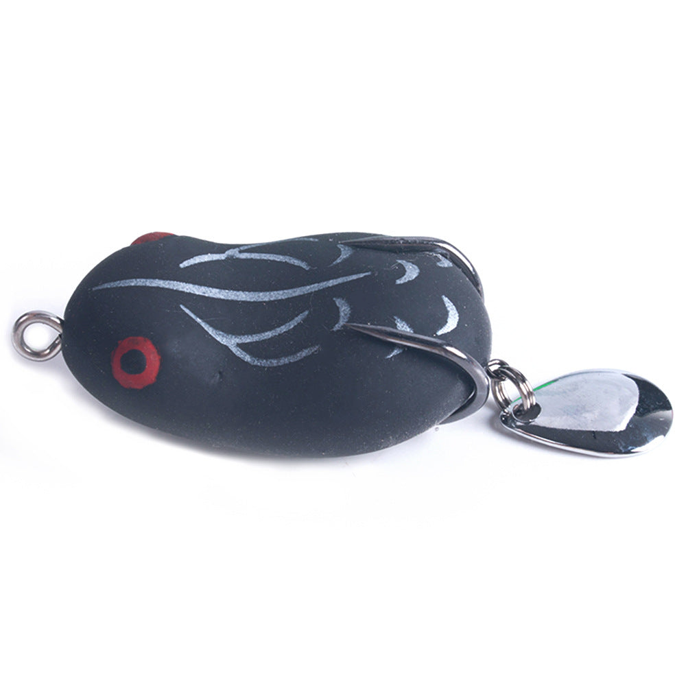 HERCULES Topwater Frog Lure Soft Fishing Lure with Sequin
