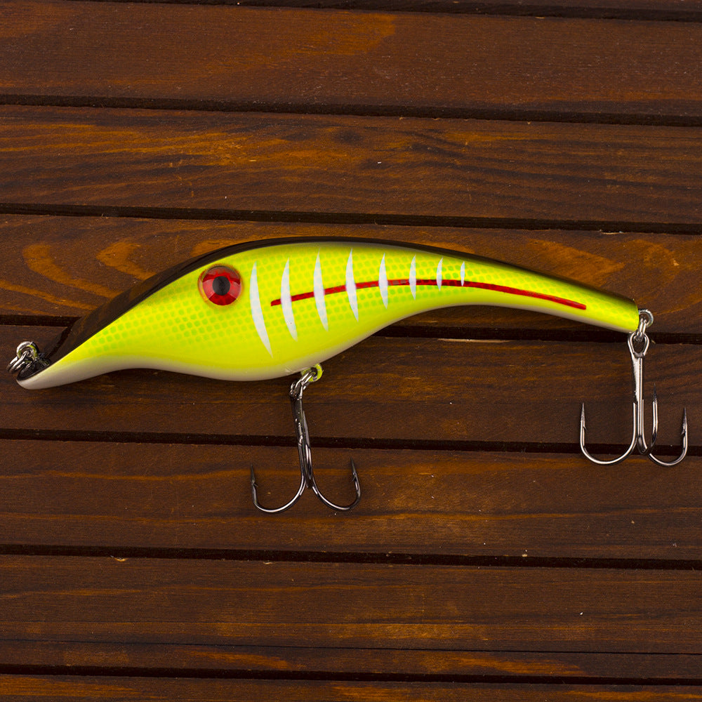 HERCULES Simulated Pike Lure, Submersible Plastic Bait Sinking Lure
