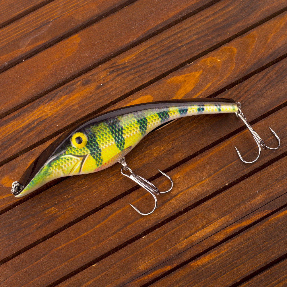 HERCULES Simulated Pike Lure, Submersible Plastic Bait Sinking Lure