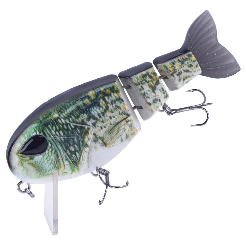 HERCULES Multi-jointed Floating Lure with Soft Tail Fishing Lures