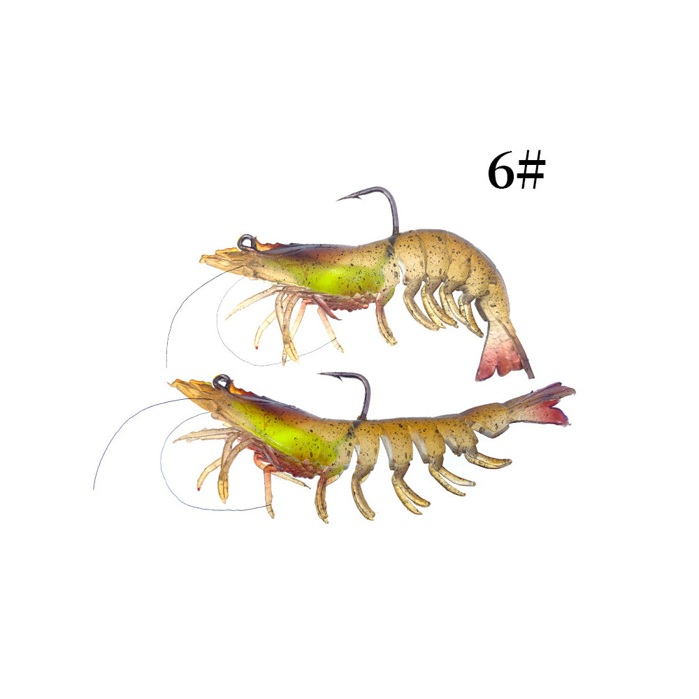 HERCULES Soft Lure Shrimp Swimbait Lead-wrapped Lure