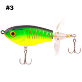 HERCULES Topwater Fishing Lures with Double Floating Rotating Tails