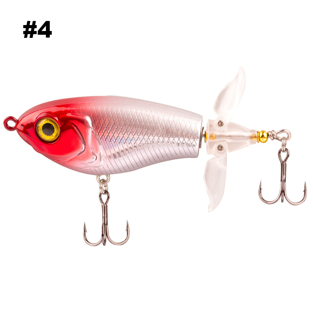 HERCULES Topwater Fishing Lures with Double Floating Rotating Tails