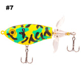 HERCULES Topwater Fishing Lures with Double Floating Rotating Tails