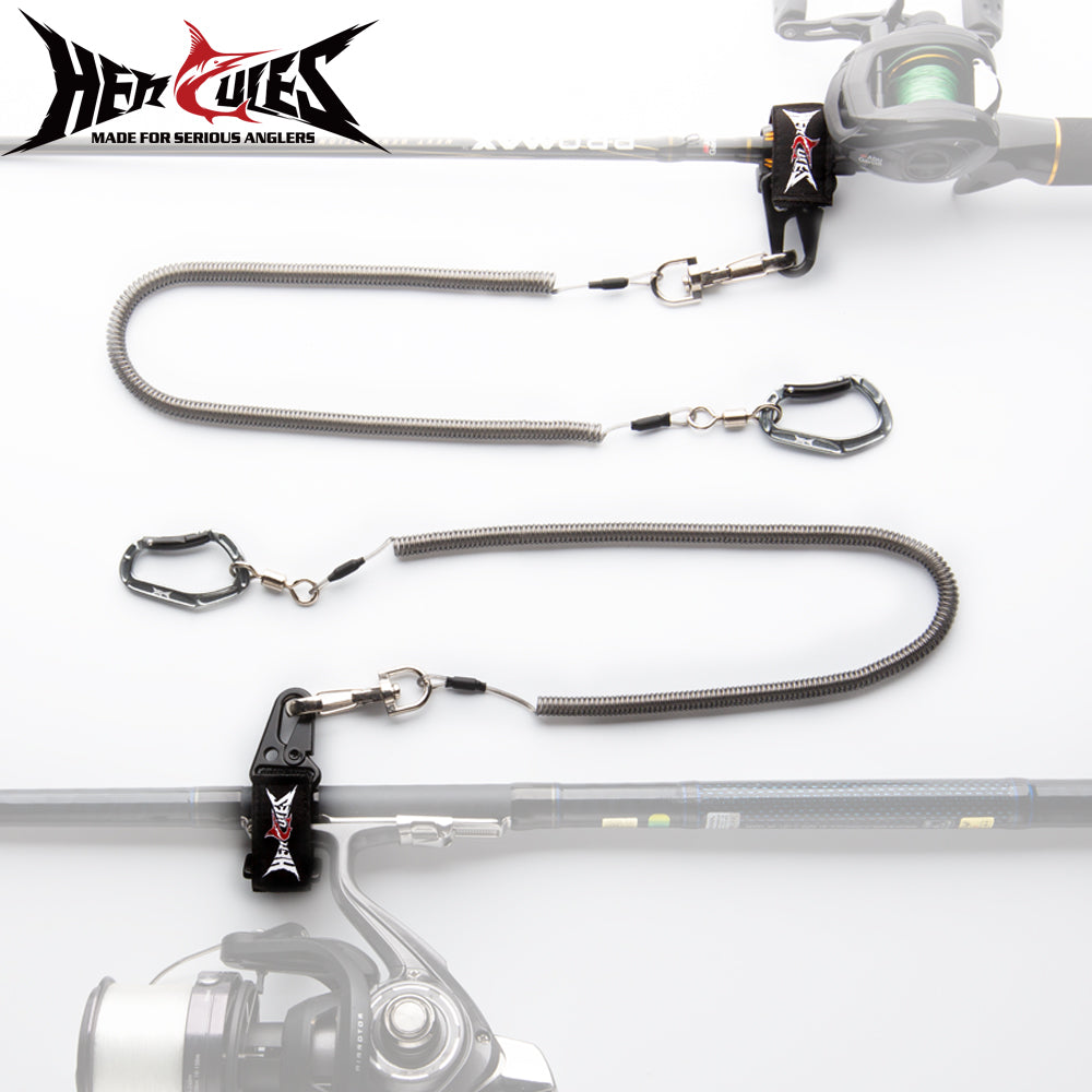 HERCULES Fishing Lanyard with Fishing Rod Tie Belts, Fishing Pole Straps(Pack of 2)