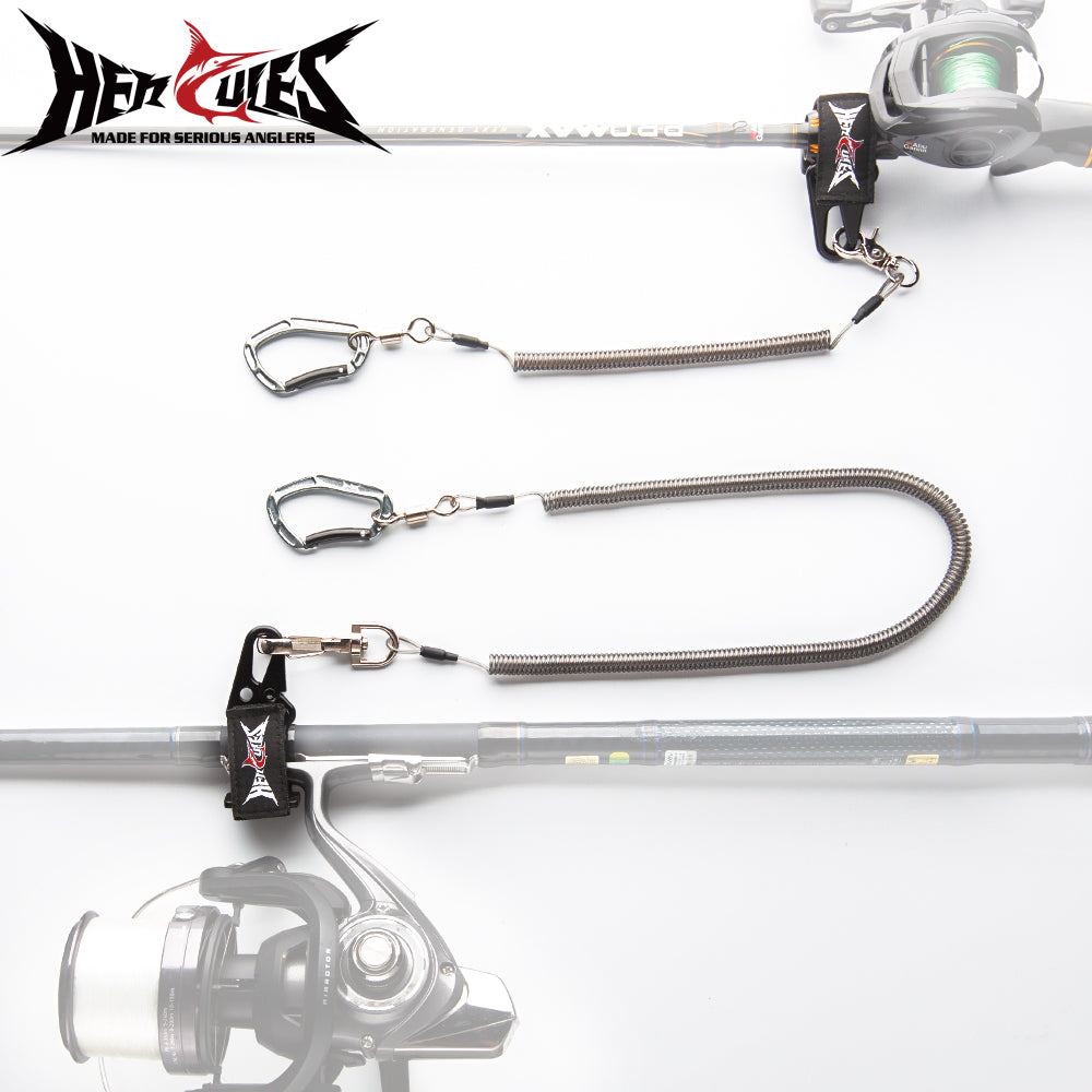 HERCULES Fishing Lanyard with Fishing Rod Tie Belts, Fishing Pole Straps(Pack of 2)