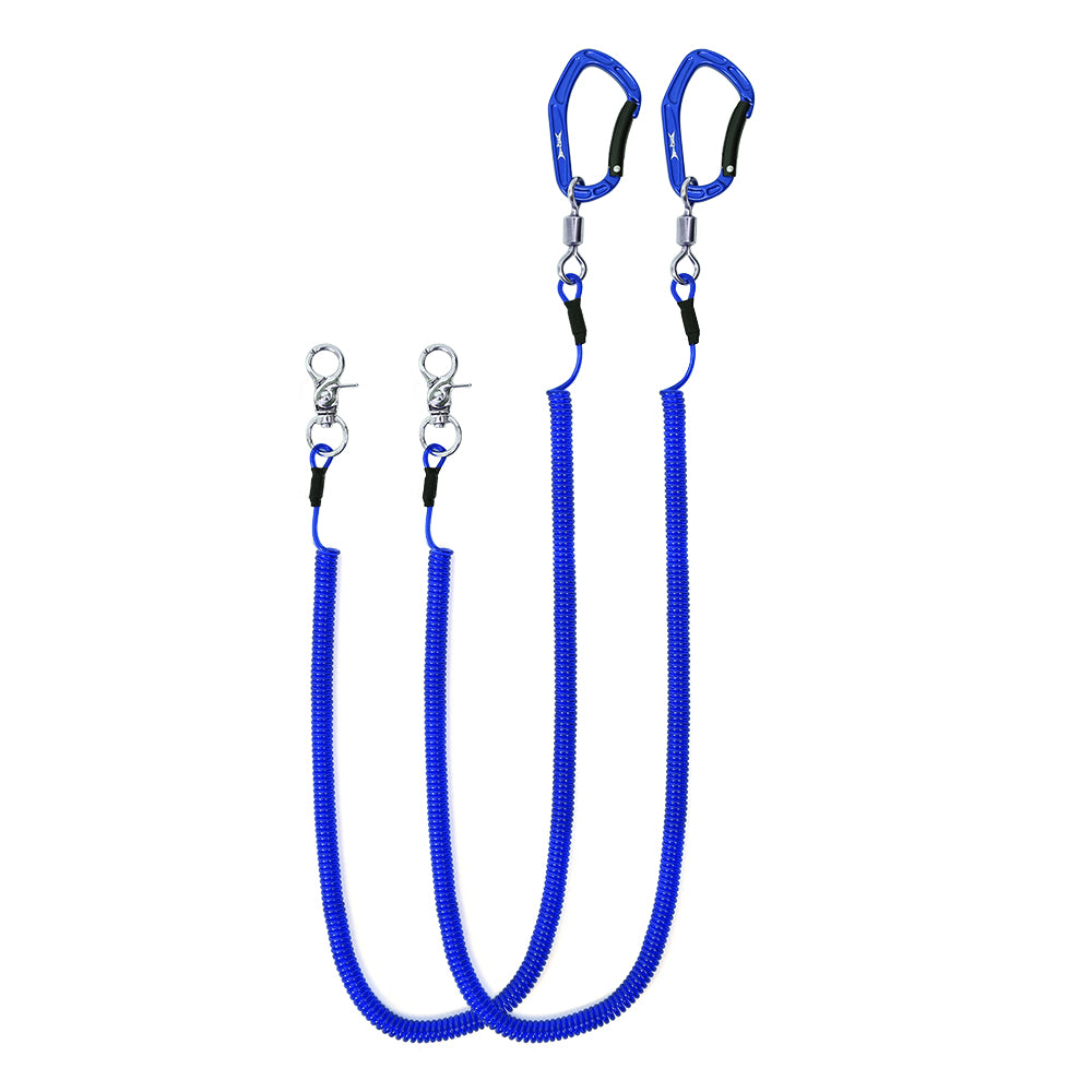 HERCULES M3 Heavy Duty Fishing Lanyard, Kayak Leash Pack of 2, 4 Colors