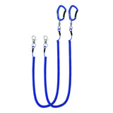 HERCULES M3 Heavy Duty Fishing Lanyard, Kayak Leash Pack of 2, 4 Colors