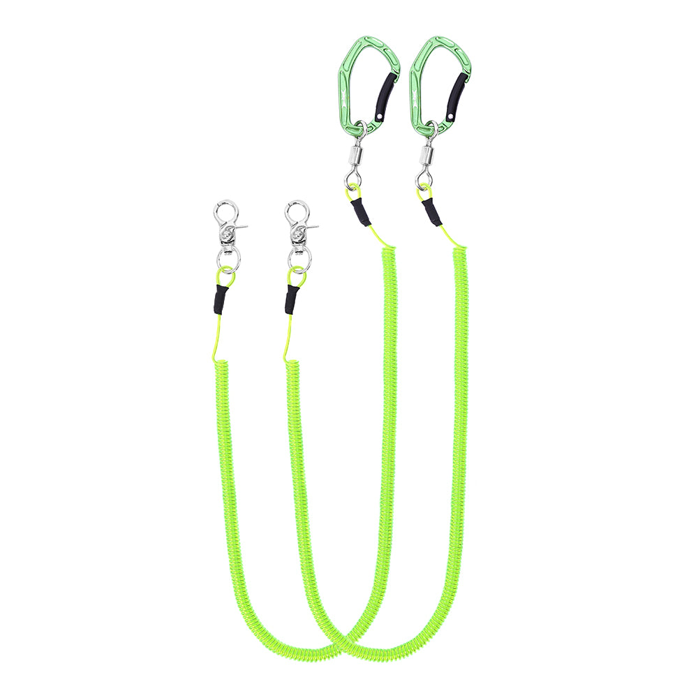HERCULES M3 Heavy Duty Fishing Lanyard, Kayak Leash Pack of 2, 4 Colors