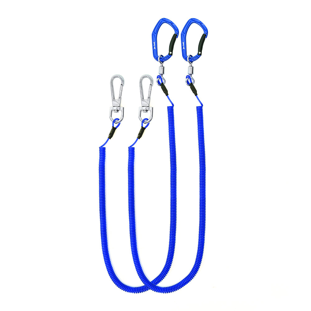 HERCULES M3 Heavy Duty Fishing Lanyard, Kayak Leash Pack of 2, 4 Colors