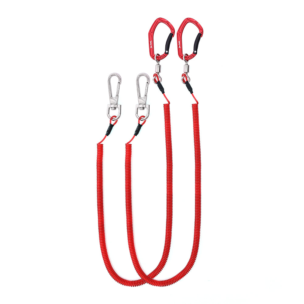 HERCULES M3 Heavy Duty Fishing Lanyard, Kayak Leash Pack of 2, 4 Colors