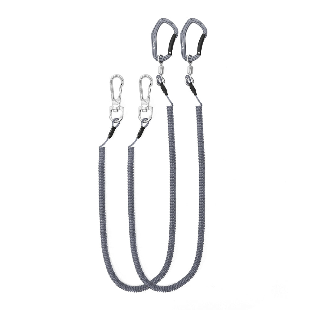 HERCULES M3 Heavy Duty Fishing Lanyard, Kayak Leash Pack of 2, 4 Colors