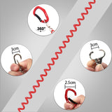 HERCULES M3 Heavy Duty Fishing Lanyard, Kayak Leash Pack of 2, 4 Colors
