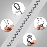 HERCULES Fishing Lanyard with Fishing Rod Tie Belts, Fishing Pole Straps(Pack of 2)