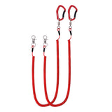 HERCULES M3 Heavy Duty Fishing Lanyard, Kayak Leash Pack of 2, 4 Colors
