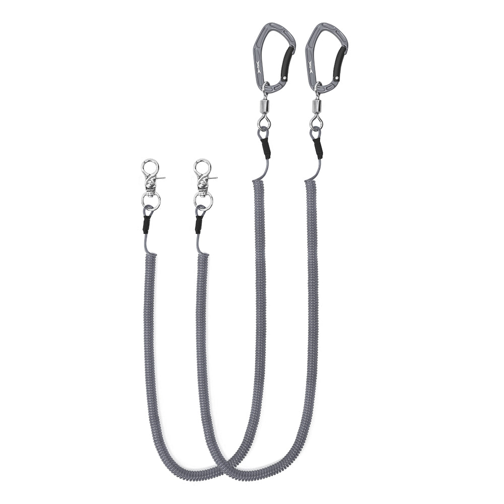 HERCULES M3 Heavy Duty Fishing Lanyard, Kayak Leash Pack of 2, 4 Colors