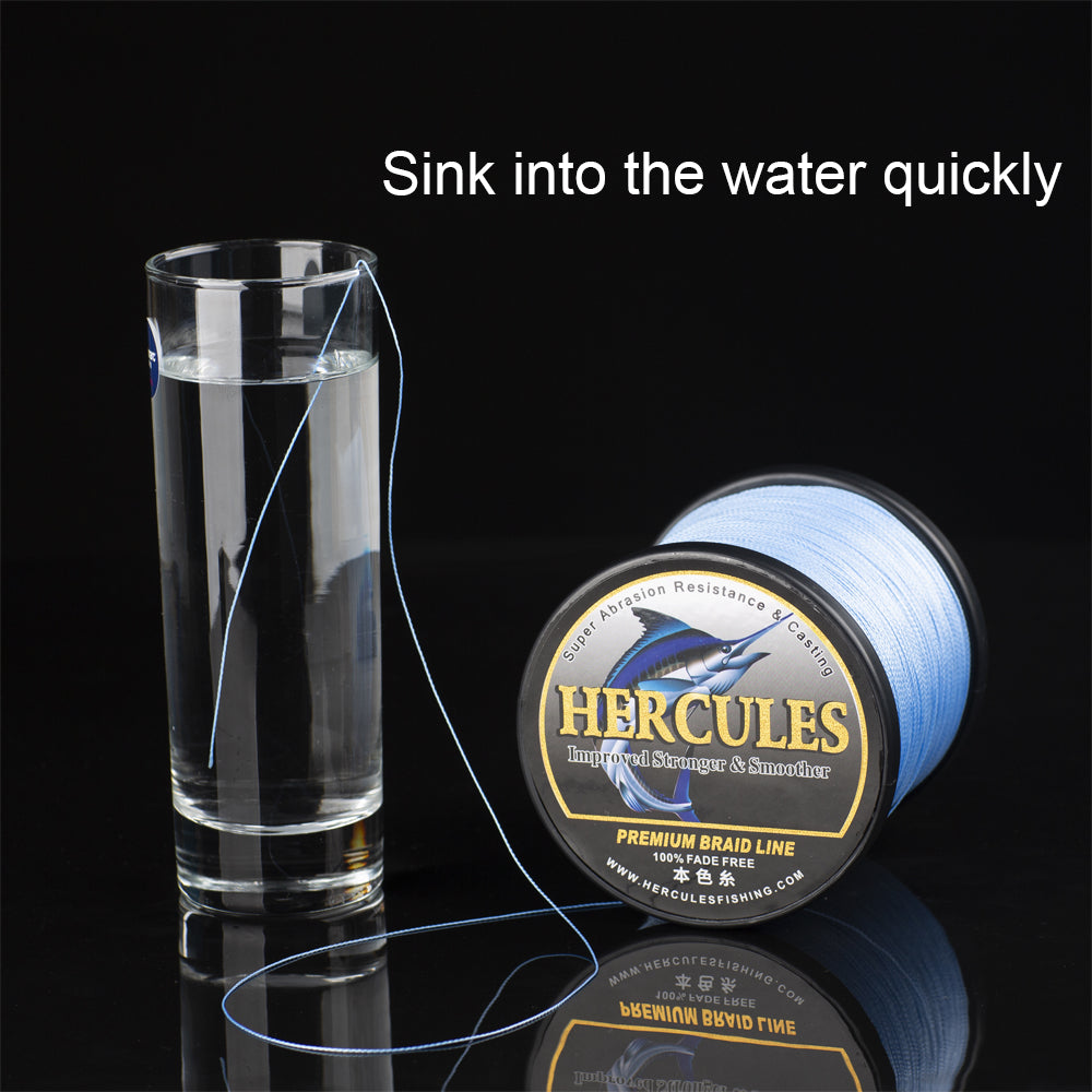 HERCULES Red Fade Free Fishing Line 8 Strands 10LB-120LB PE Braided Fishing Line