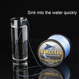 HERCULES Red Fade Free Fishing Line 8 Strands 10LB-120LB PE Braided Fishing Line
