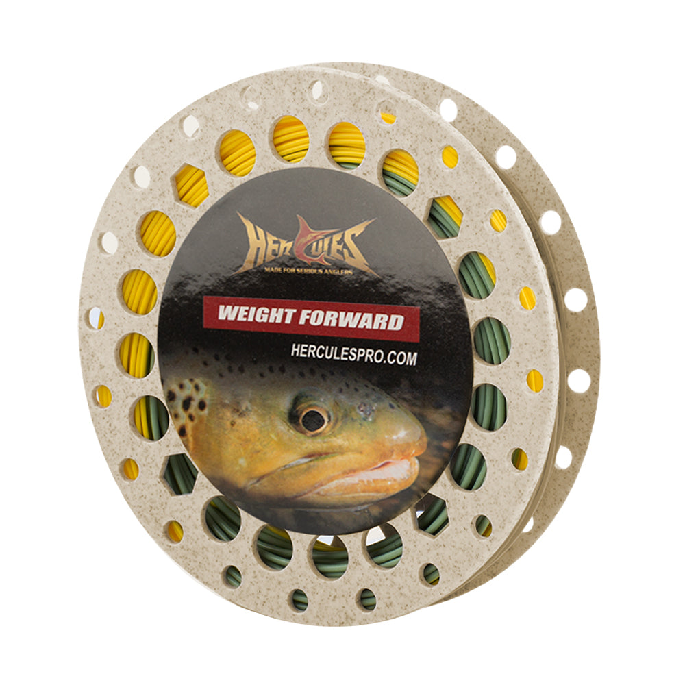 HERCULES Fly Fishing Line Floating WF Fly Line with Double Welded Loop