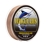 HERCULES Brown Fade Free Fishing Line 8 Strands 10LB-120LB PE Braided Fishing Line
