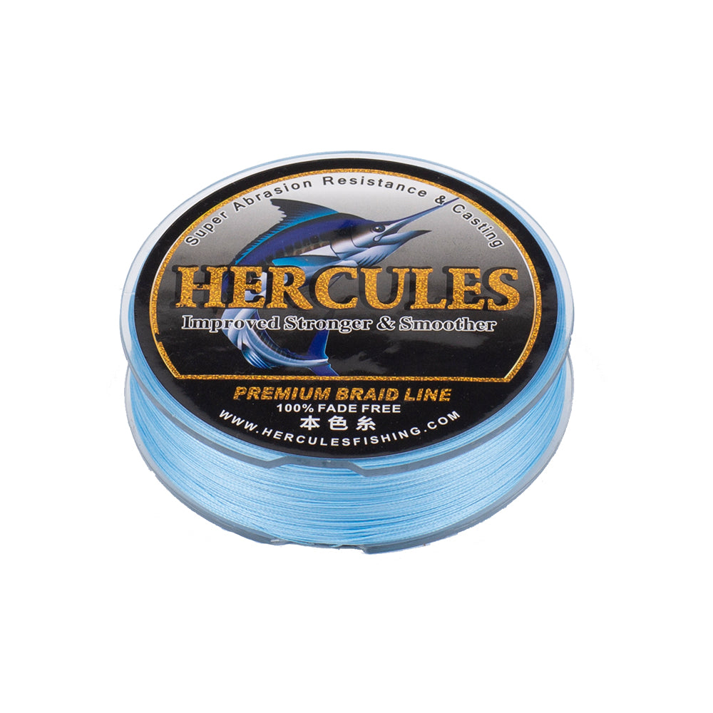 HERCULES Blue fade free fishing line 8 Strands 10LB-120LB PE Braided Fishing Line