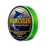 HERCULES Fluo Green fade free fishing line 4 Strands 6LB-100LB PE Braided Fishing Line