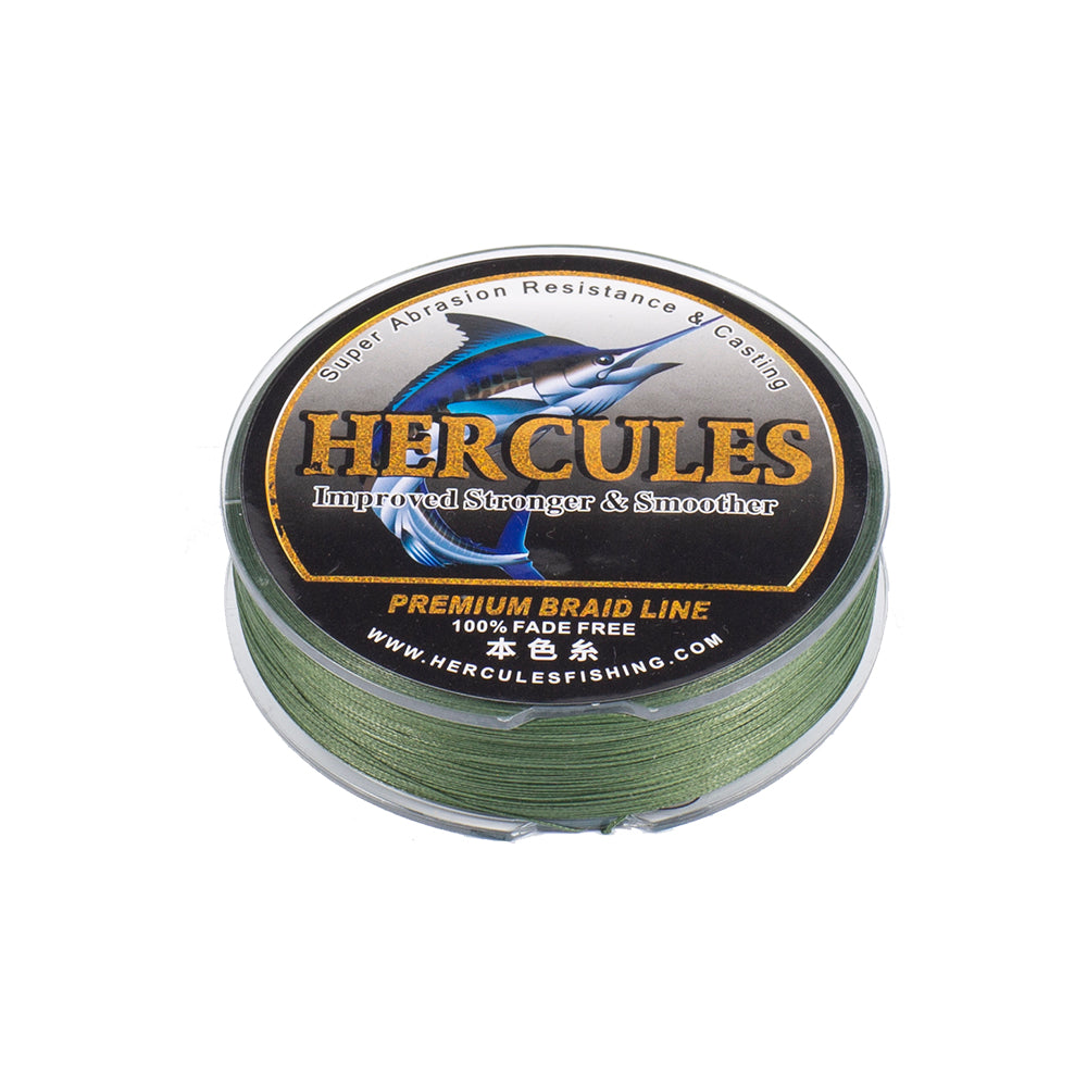 HERCULES Green Fade Free Fishing Line 8 Strands 10LB-120LB PE Braided Fishing Line