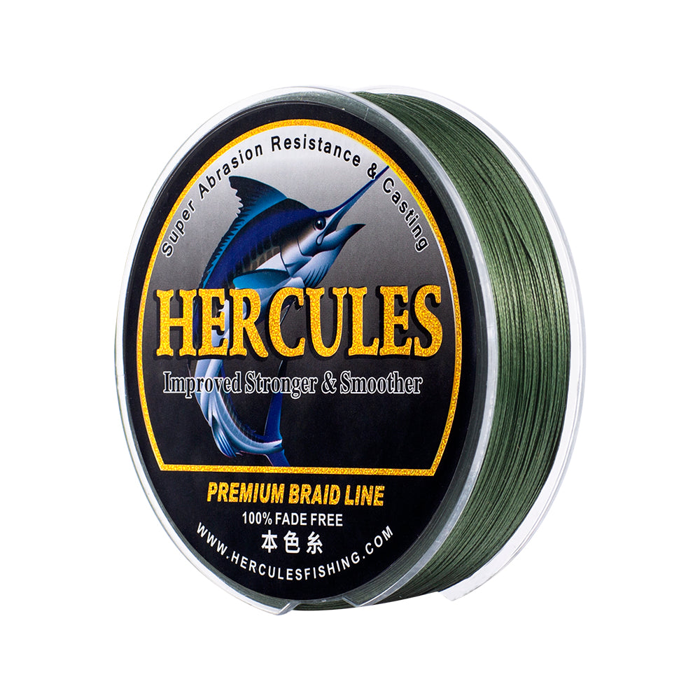 HERCULES Green Fade Free Fishing Line 8 Strands 10LB-120LB PE Braided Fishing Line