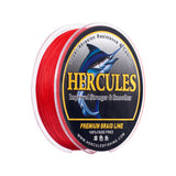 HERCULES Red fade free fishing line 4 Strands 6LB-100LB PE Braided Fishing Line