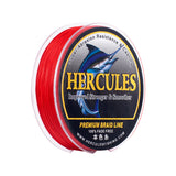 HERCULES Red Fade Free Fishing Line 8 Strands 10LB-120LB PE Braided Fishing Line