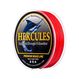HERCULES Red Fade Free Fishing Line 8 Strands 10LB-120LB PE Braided Fishing Line