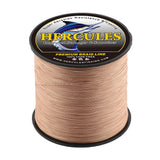 HERCULES Brown fade free fishing line 4 Strands 6LB-100LB PE Braided Fishing Line